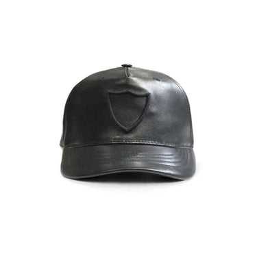Hollywood Trading Company cap HTC LEATHER BASEBALL CAP