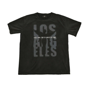 Hollywood Trading Company HTC WASTE OF TIME T-SHIRT | Blue Express