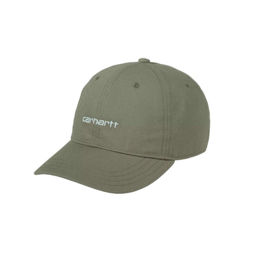 Carhartt WIP canvas script cap leaf tourmaline | Blue Express