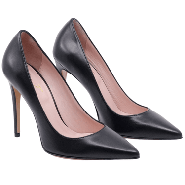 ANNA F. SCARPE Décolleté Donna Anna 1394 in Nappa Nera