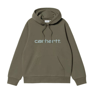Carhartt WIP hooded carhartt sweat leaf tourmaline | Blue Express