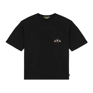 IUTER Floral pocket tee Black | Blue Express