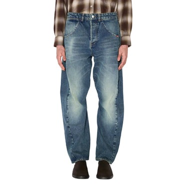 TWIST OVER FLOOR GREEN JEANS