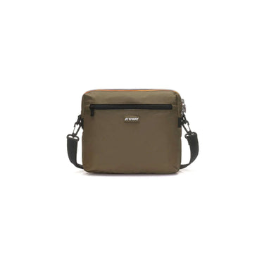 K-Way moire ripstop shoulder bag orange brownish | Blue Express