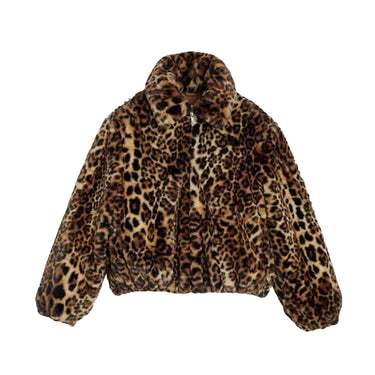 Levi's OUTERWEAR elle sherpa leopard jacket