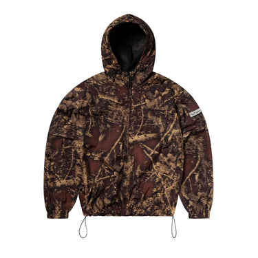 NO PROBLEMO HOODED NYLON JACKET FOREST GLITCH | Blue Express