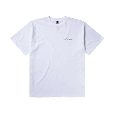NO PROBLEMO SPACED OUT SS TEE WHITE | Blue Express