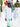 BERNA Overshirt a righe con cuciture losanghe sfrangiate | Blue Express