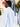 BERNA Overshirt a righe con cuciture losanghe sfrangiate | Blue Express
