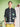 Dark wash denim overshirt with patch