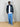 BERNA Overshirt in jeans lavaggio scuro con patch | Blue Express