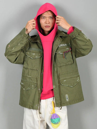 BERNA Overshirt sahariana destroy | Blue Express