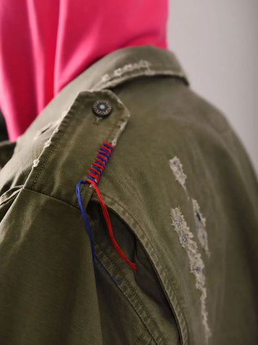 BERNA Overshirt sahariana destroy | Blue Express