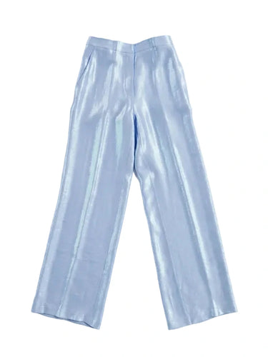 BERNA Pantalone palazzo fit effetto lucido | Blue Express