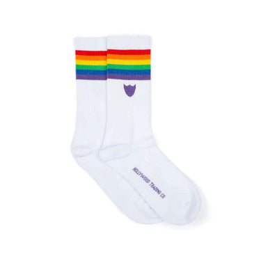 HTC LOS ANGELES HTC L.A. Shield Rainbow Man Socks | Blue Express