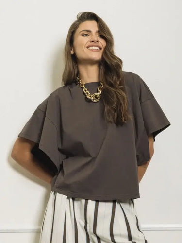 BERNA T-shirt relaxed manica ampia | Blue Express