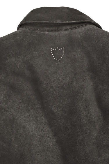 Hollywood Trading Company HTC L.A. Terry Suede Jacket Anthracite | Blue Express
