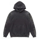HTC UNISEX MOUSTACHE HOODIE BLACK