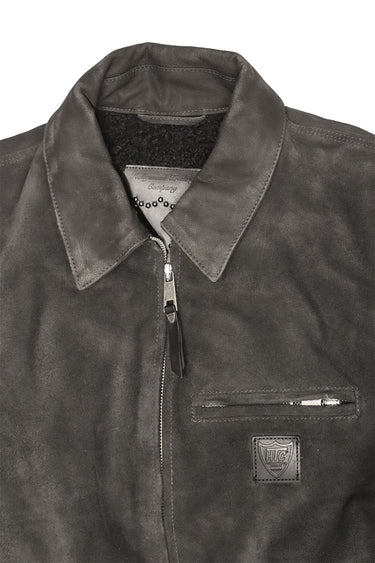 Hollywood Trading Company HTC L.A. Terry Suede Jacket Anthracite | Blue Express