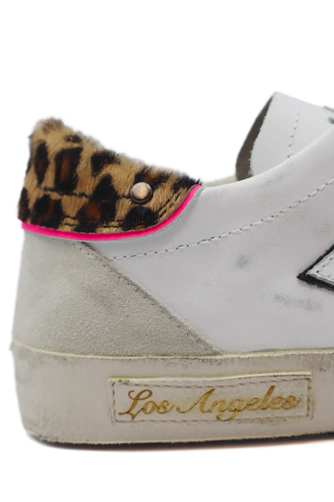 htc los angeles SHOES HTC VIPERS LOW WOMAN ANIMALIER WHITE