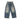 HTC FLOWER DENIM BAGGY MITTELBLAU