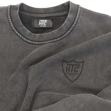 htc los angeles LIL LOGO STRESSED CREWNECK BLACK DELAVE | Blue Express