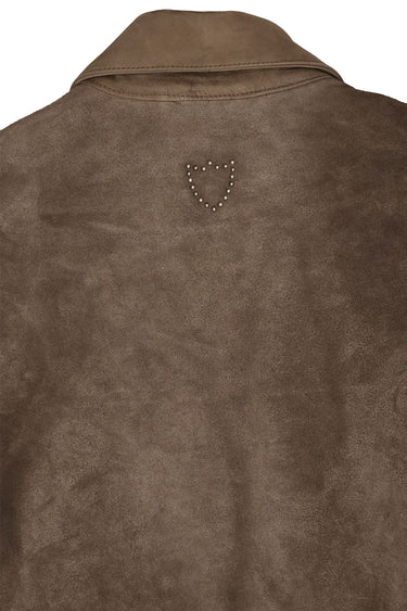 Hollywood Trading Company HTC L.A. Terry Suede Jacket Dark Chocco | Blue Express