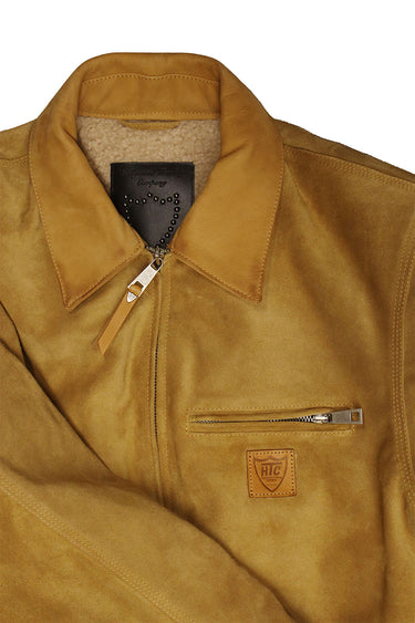 Hollywood Trading Company HTC L.A. Terry Suede Jacket Camel | Blue Express