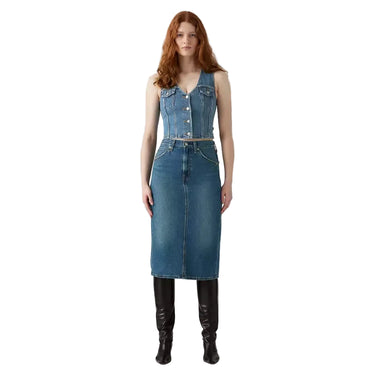 Levi's GONNE High Rise Back Slit Skirt