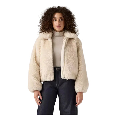Levi's OUTERWEAR elle sherpa jacket white swan