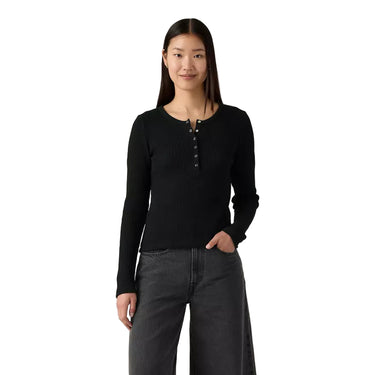 Levi's MAGLIERIA Serafino In Waffle Fabric Dry Goods