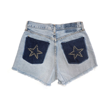 HTC VINTAGE LEVI'S STAR SHORTS LIGHT BLUE | Blue Express