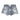 HTC VINTAGE LEVI'S STUDDED SHORTS LIGHT BLUE | Blue Express