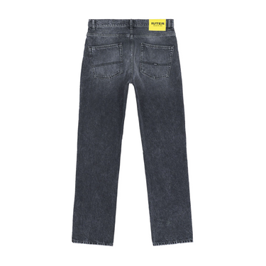 jeans regular denim pants black uomo