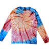 FRIENDS OF HTC tie dye Logo Longsleeve Tee | Blue Express