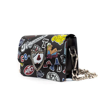 HTC LOS ANGELES LA ALLOVER MINI BAG BLACK | Blue Express