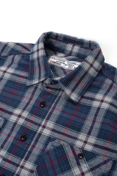 Hollywood Trading Company HOLLYWOOD CHECK SHIRT | Blue Express