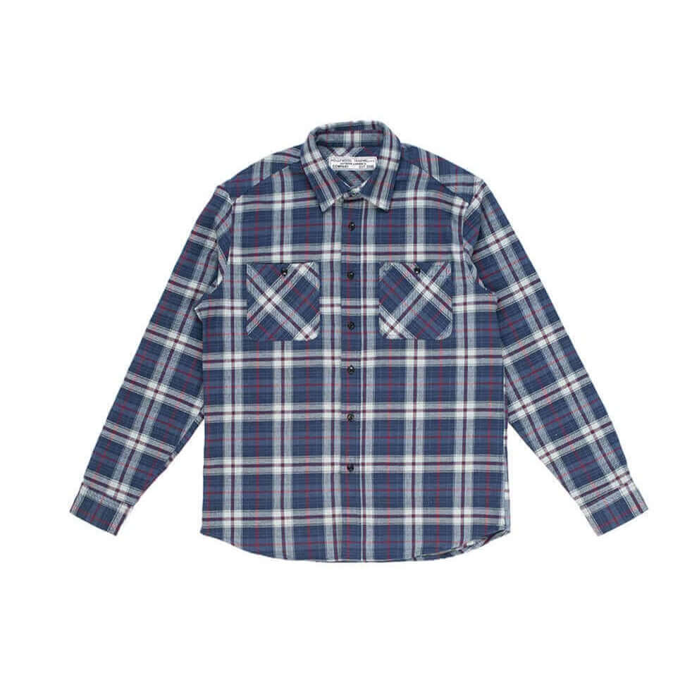 HTC L.A. Hollywood Check Shirt Blue Express