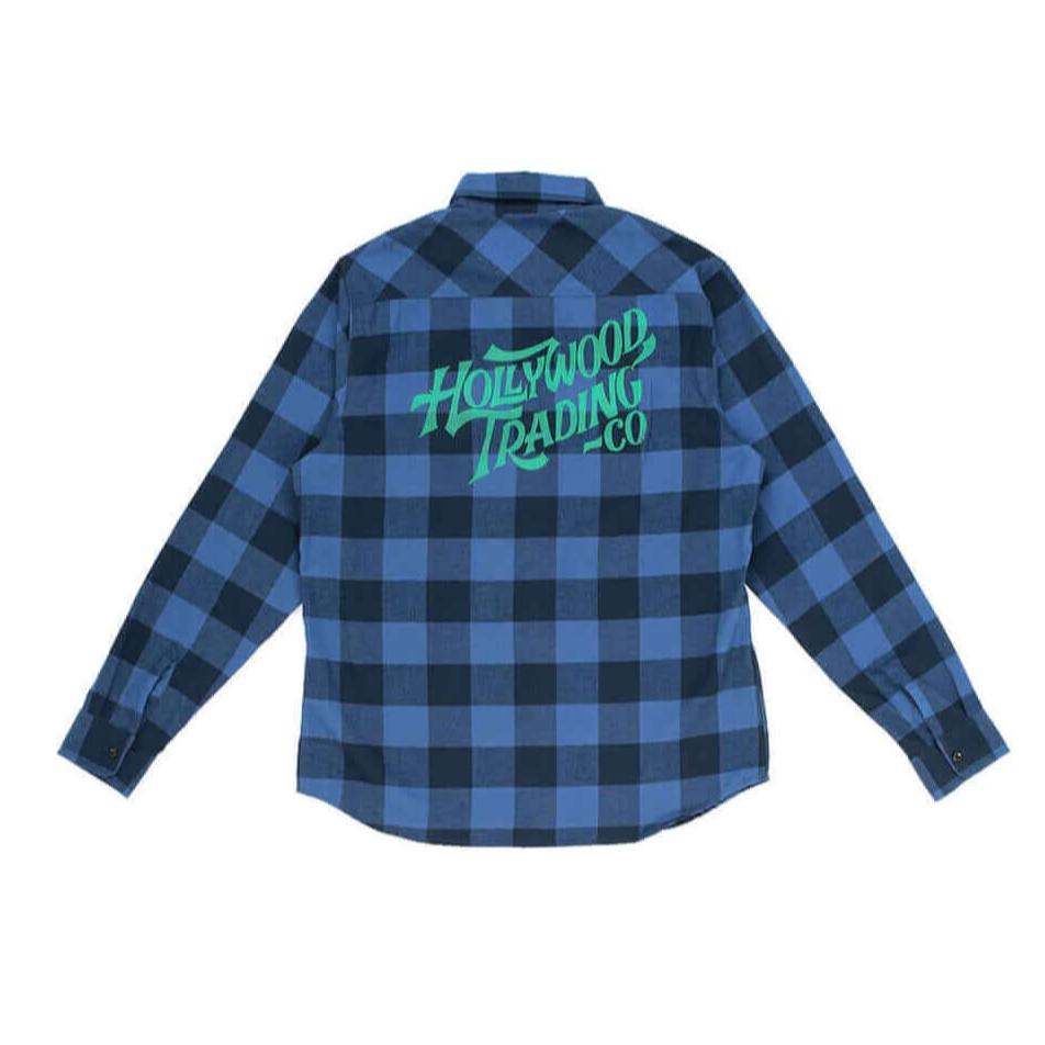 HTC L.A. Hollywood Check Shirt Blue Express