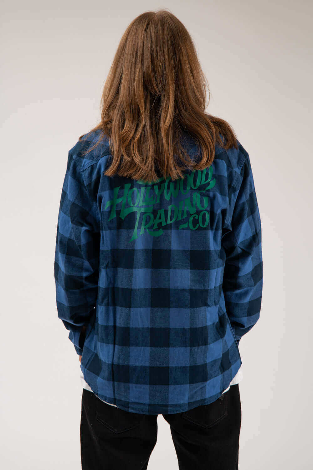 HTC L.A. Hollywood Check Shirt Blue Express