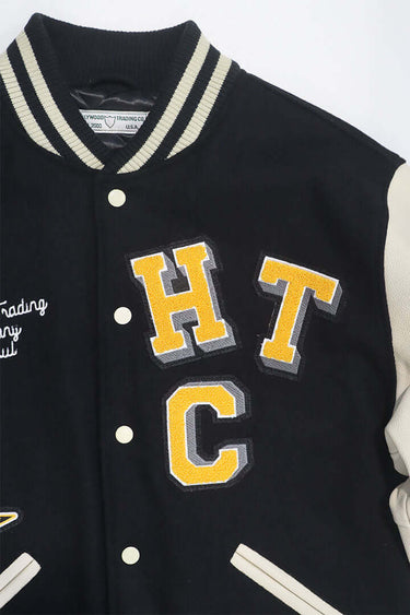 Hollywood Trading Company HTC VARSITY JACKET BLACK | Blue Express