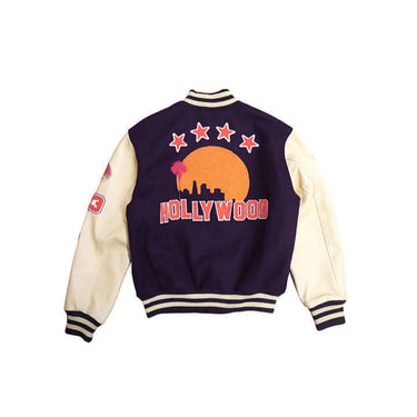 Hollywood Trading Company HTC VARSITY JACKET PURPLE | Blue Express