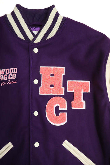 Hollywood Trading Company HTC VARSITY JACKET PURPLE | Blue Express