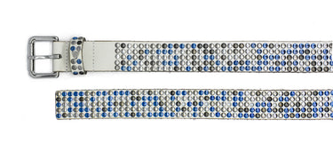 5.000 STUDS BELT WHITE
