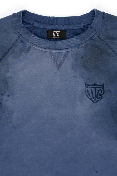 htclosangeles WASHED OUT CREWNECK BLUE | Blue Express