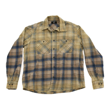Hollywood Trading Company STUDDED VINTAGE SHIRT YELLOW/AZZURRO | Blue Express