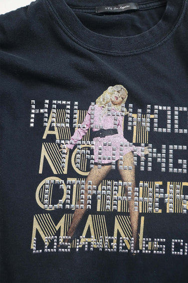 Hollywood Trading Company HTC VINTAGE CHRISTINA STUDDED T-SHIRT | Blue Express