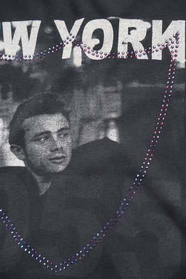 Hollywood Trading Company HTC VINTAGE JAMES DEAN LUX T-SHIRT BLACK/BLUETTE | Blue Express