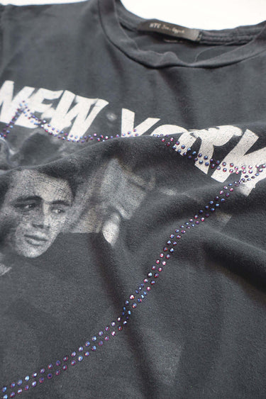 Hollywood Trading Company HTC VINTAGE JAMES DEAN LUX T-SHIRT BLACK/BLUETTE | Blue Express