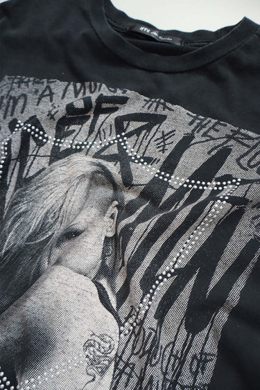 Hollywood Trading Company HTC VINTAGE OF MICE & MEN LUX T-SHIRT BLACK/SILVER | Blue Express